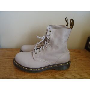 Dr Martens 1460 PASCAL Soft Leather Boots Georgous Camel/ Beige/Tan color sz 10